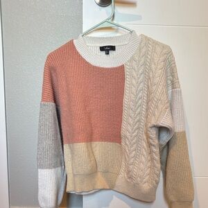 Lulu's Multicolor Patchwork Sweater